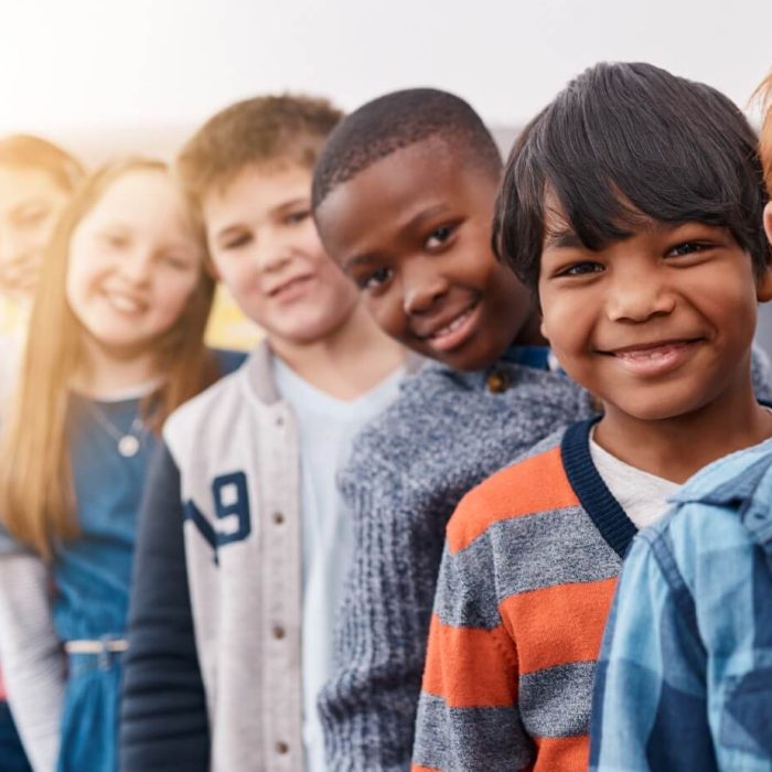 The Gonzalez Foundation children row