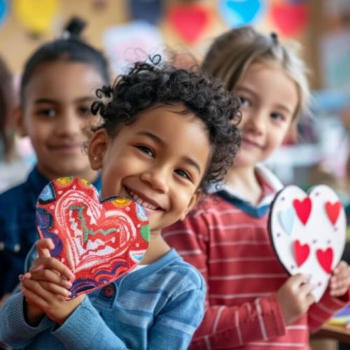 The Gonzalez Foundation - children-with-handmade-hearts