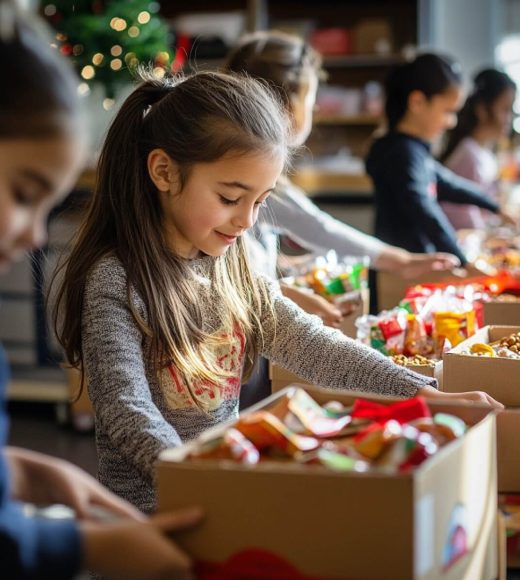 The Gonzalez Foundation - school-organizing-holiday-food-drive-with-students-participating